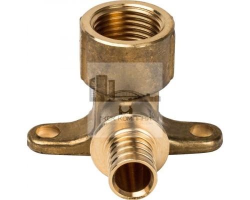 Угольник настенный 0009-001612 (водорозетка) с креплением 16xRp 1/2