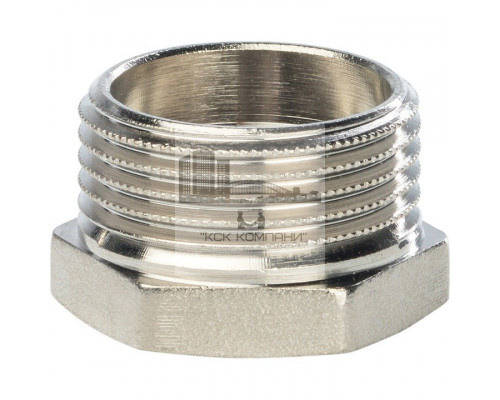 Футорка внутренняя / наружная 2x3/4, никелированная