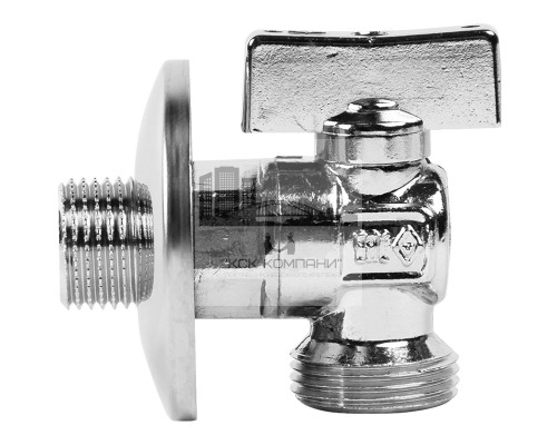 Кран для подключения бачков шаровой c розеткой  MINNESOTA 1/2х3/4