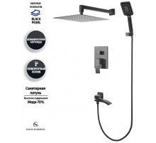 Душевая система GB5007 черный матовый