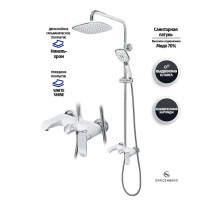 Душевая система GB7010 хром/белый