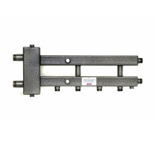 Гидравлический коллектор комбинированный 3 контура 1 1/4" НР * 1" НР до 70 кВт 