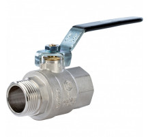 Кран шаровой полнопроходной ВР/НР 1", ручка рычаг 