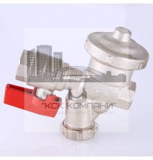 Кран шаровой со встроенным фильтром и редуктором давления 1/2 ВР (Вальтек)