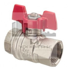 Кран шаровый 1/2" ВВ маховик из алюминия 