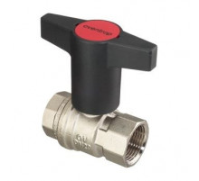 Кран шаровый 1" ВВ маховик пластмассовый 1077108 