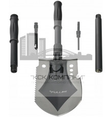 Лопата туристическая складная, металлическая, для выживания 14в1 93см 