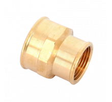 Муфта переходная 266417 ВВ 1 1/4"х1", бронза (Виега)