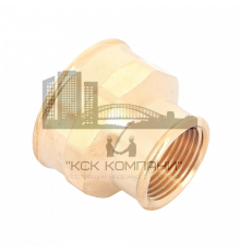 Муфта переходная 267520 ВВ 1 1/2"х1", бронза (Виега)