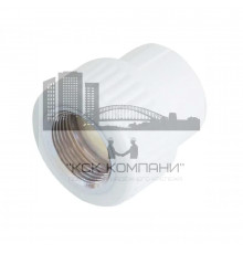 Муфта полипропиленовая комбинированная 110 мм х 4", с внутренней резьбой