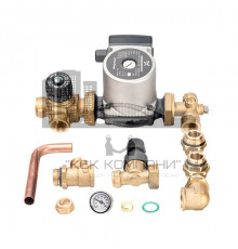 Насосно-смесительный узел с терм-ким клапаном и байпасом, Grundfos UPSO 25-65 130 SDG-0120-002002 