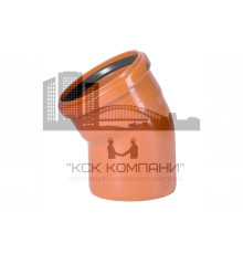 Отвод наружной канализации 110 мм, 30 градусов 220210 )