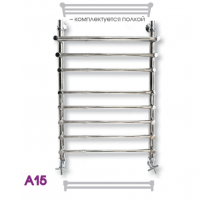 Полотенцесушитель водяной ЭРАТО А15 ВП 1000x600, с верхней полкой (Erato)
