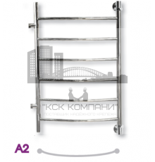 Полотенцесушитель водяной ЭРАТО А2 БП 600x400, с боковым подключением (Erato)