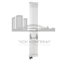 Радиатор 2180/12, 12 секции, 1/2", белый, вертикальный, нижнее подключение