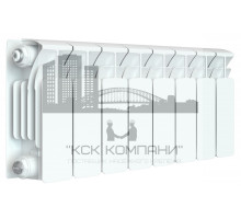 Радиатор биметаллический Base 200 x8, боковое подключение 