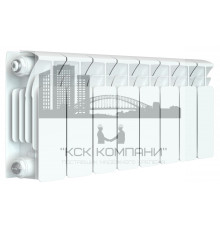 Радиатор биметаллический Base 200 x8, боковое подключение 