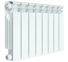 Радиатор биметаллический Base 350 x8, боковое подключение 