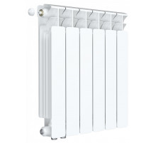 Радиатор биметаллический Base VENTIL 500 x6, нижнее левое/правое подключение 