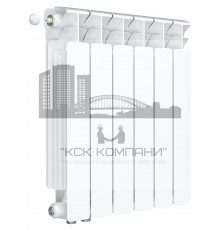 Радиатор биметаллический Base VENTIL 500 x6, нижнее левое/правое подключение 
