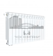 Радиатор биметаллический Monolit Ventil 500 x14, нижнее левое/правое подключение 