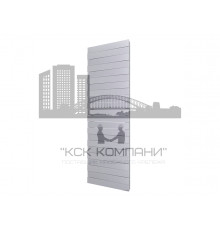 Радиатор биметаллический Pianoforte Tower x22 Silver Satin, боковое подключение