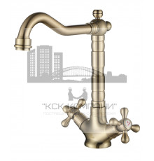 Смеситель Carlson Style для кухни 44233-1 Br