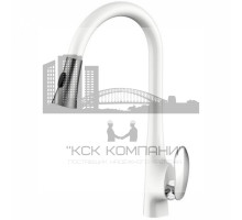 Смеситель GB40013 для кухни, хром/белый