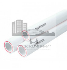 Труба полипропиленовая PN25 25 x 4,2 мм 3M02-tfr-250025 армированная стекловолокном 