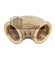 Угольник 269258 с внутренней резьбой 90° 3/4" (Виега)