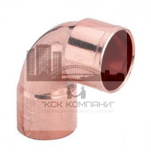 Угольник двухраструбный 100094 90° медный под пайку 15 (Виега)