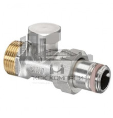 Вентиль на обратную подводку с наружной резьбой 1/2 x 3/4 проходной Combi 2 1091172 