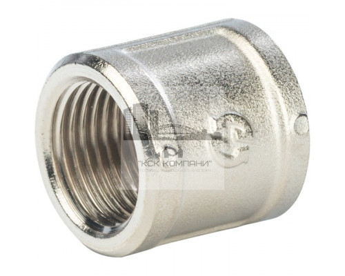 Муфта ВВ 1/2, никелированная