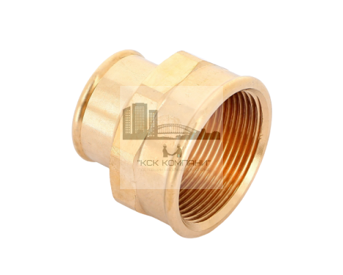 Муфта переходная 267520 ВВ 1 1/2х1, бронза (Виега)