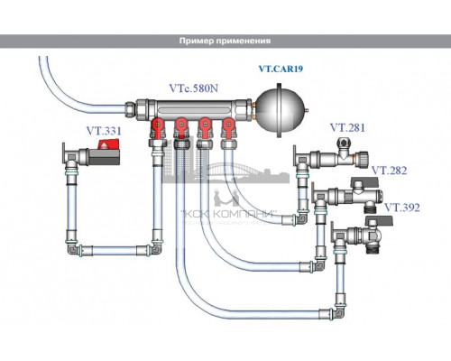 Компенсатор гидроударов VT.CAR19.I.04001 (Валтек)