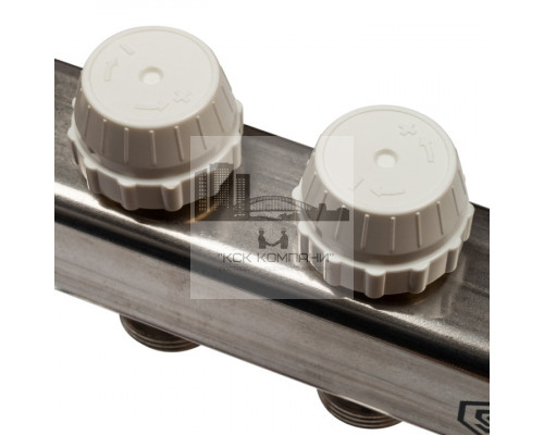 Коллектор из нержавеющей стали с расходомерами на 4 контура SMS 0917 000004