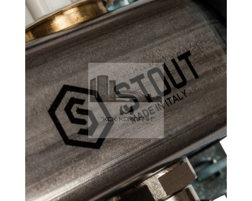 Коллектор из нержавеющей стали с расходомерами на 4 контура SMS 0917 000004