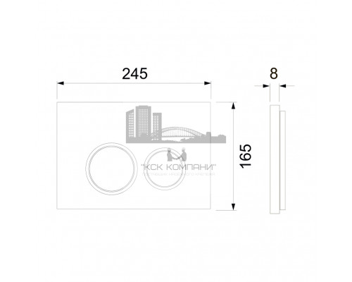 Инсталляция ТЕСЕ K955101 4 в 1 с панелью смыва, глянцевый хром для установки подвесного унитаза (Теце)