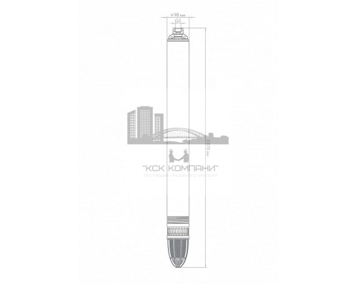 Скважинный насос ВОДОМЕТ? 110/110 БК, без кабеля (Dzhileks)