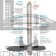 Скважинный центробежный насос TF3-80 45 л/мин, Н-85 м, ?-3, каб.50 м