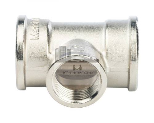 Тройник переxодной внутренняя / внутренняя 1x3/4x1, никелированный