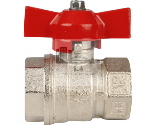 Кран шаровой ВВ 3/4 бабочка