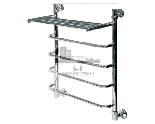 Водяной полотенцесушитель Л90 ВП 600x600 5 с полкой
