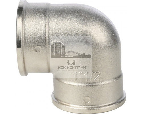 Угольник внутренняя / внутренняя 1 1/2, никелированный