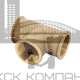 Тройник 264307 равнопроходной ВР 1 1/2, бронза (Виега)