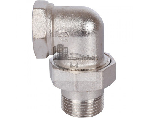 Разъемное угловое соединение внутренняя / наружная 1, (американка) никелированное