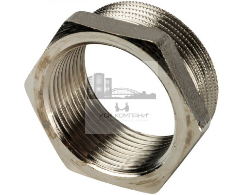 Футорка внутренняя / наружная 1 1/4x1, никелированная