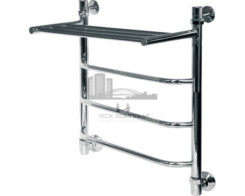 Водяной полотенцесушитель Trapezium ЛТ ВП 500x600 4 с полкой