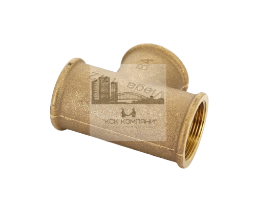 Тройник 264307 равнопроходной ВР 1 1/2, бронза (Виега)