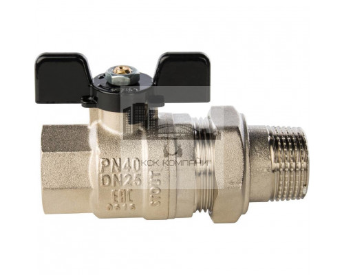 Кран шаровой полнопроходной ВР/НР 1 американка, ручка бабочка